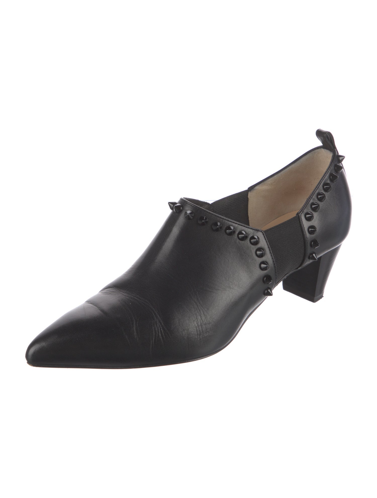 Christian Louboutin Vicky Spike Accents Boots