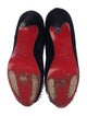 Christian Louboutin Velvet Crystal Embellishments Pumps