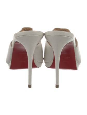 Christian Louboutin Leather Slides
