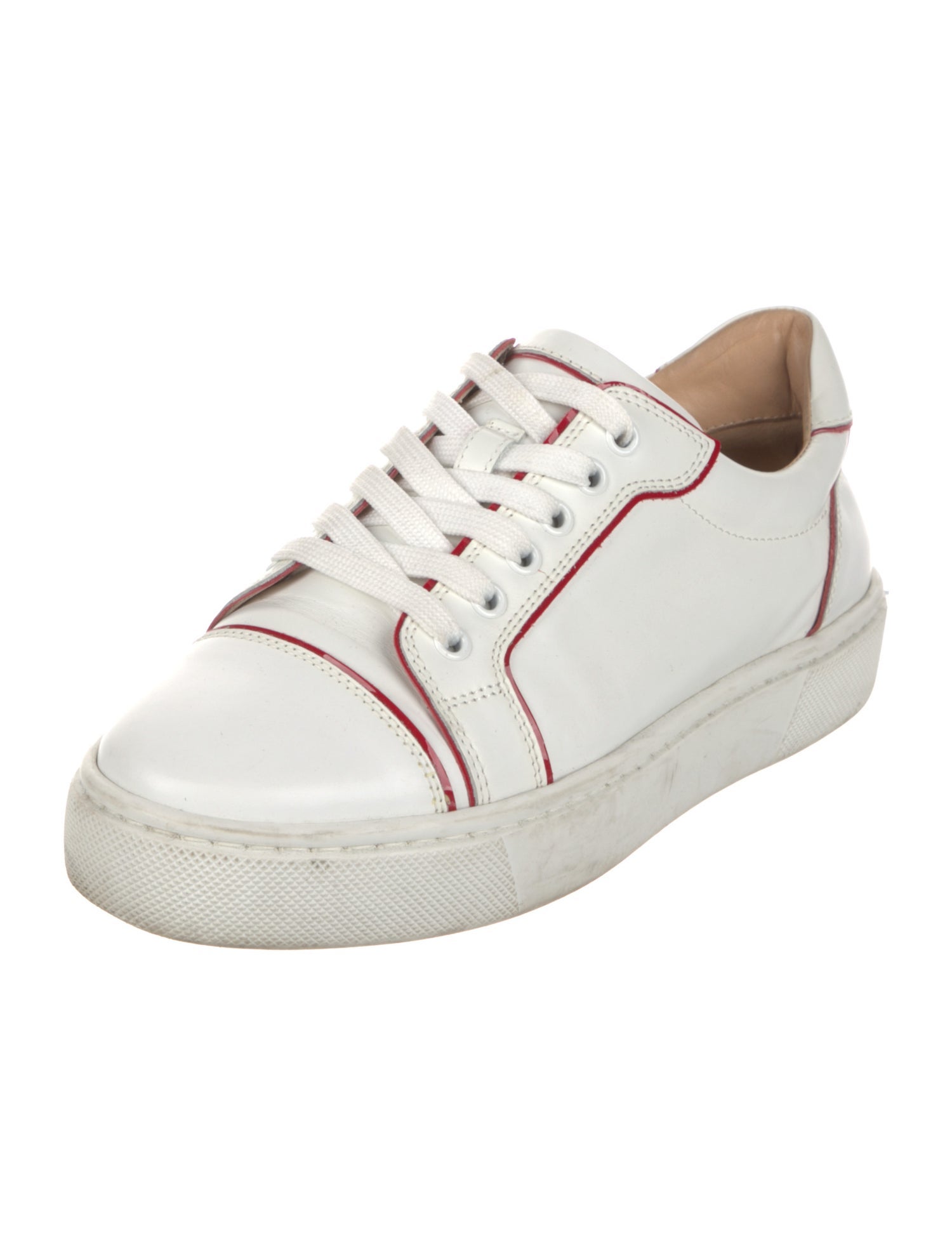 Christian Louboutin Leather Printed Sneakers