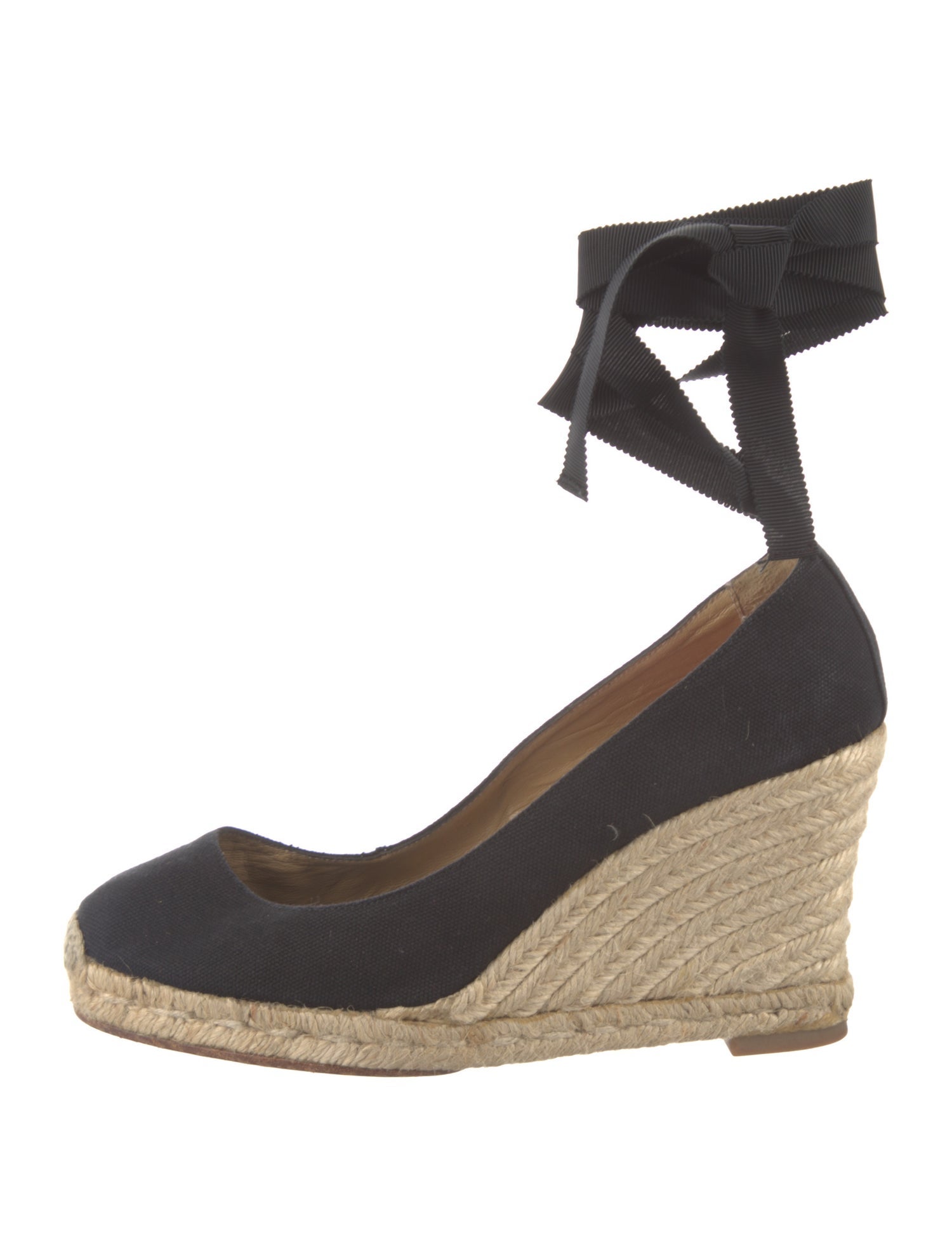 Christian Louboutin Canvas Colorblock Pattern D'Orsay Pumps