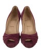 Christian Louboutin Suede D'Orsay Pumps