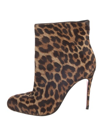 Christian Louboutin Ponyhair Animal Print Boots