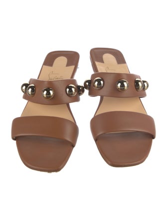 Christian Louboutin Simple Billie Leather Slides