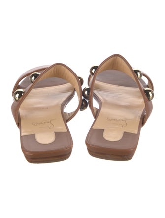 Christian Louboutin Simple Billie Leather Slides