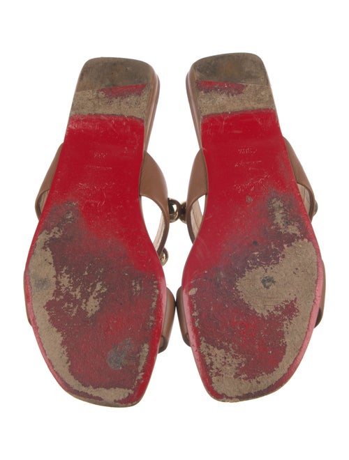 Christian Louboutin Simple Billie Leather Slides