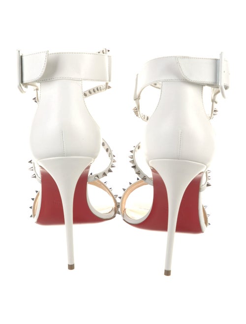 Christian Louboutin Spike Accents Leather Sandals