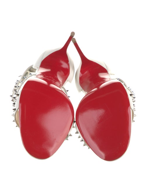 Christian Louboutin Spike Accents Leather Sandals