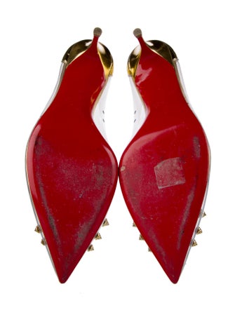 Christian Louboutin Spike Accents PVC Pumps