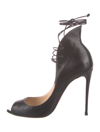 Christian Louboutin Leather D'Orsay Pumps