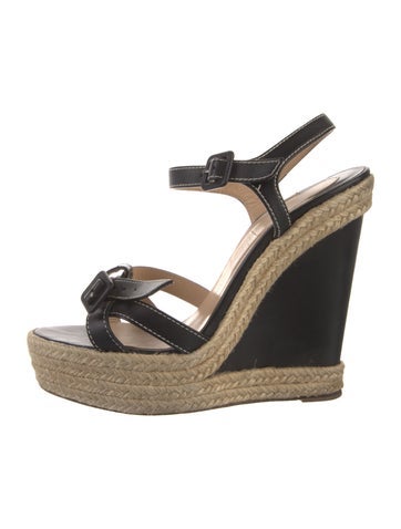 Christian Louboutin Sandals Leather Espadrilles IT 40 | 10