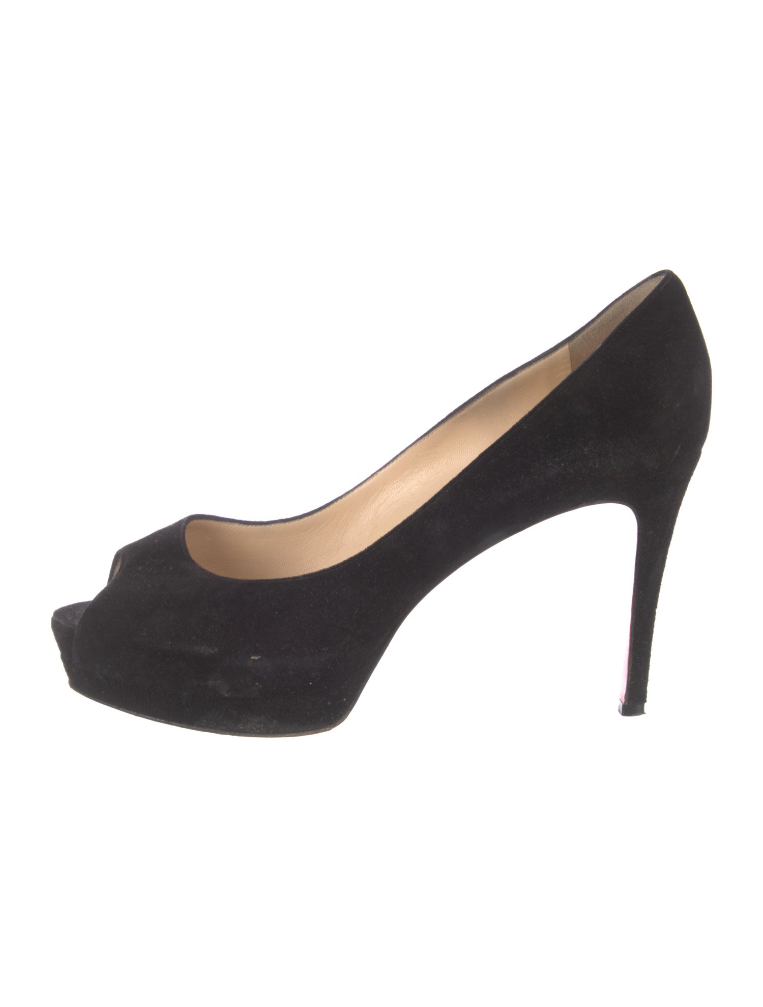 Christian Louboutin Suede Slingback Sandals