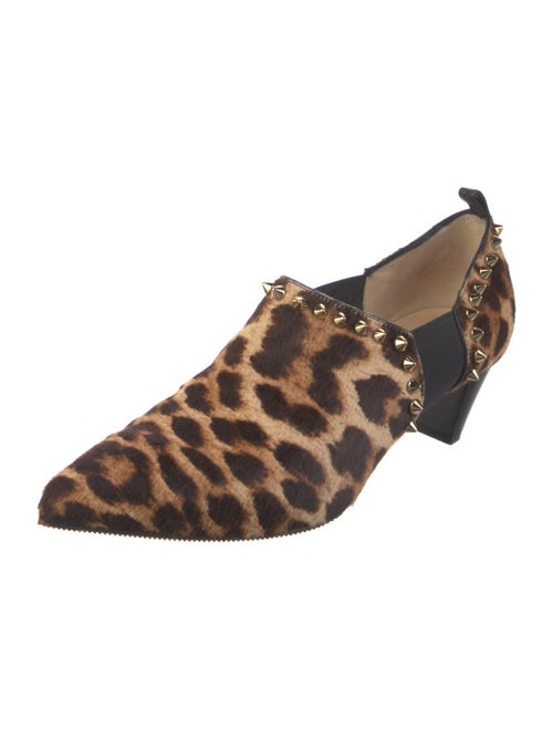 Christian Louboutin Spike Accents Ponyhair Pumps