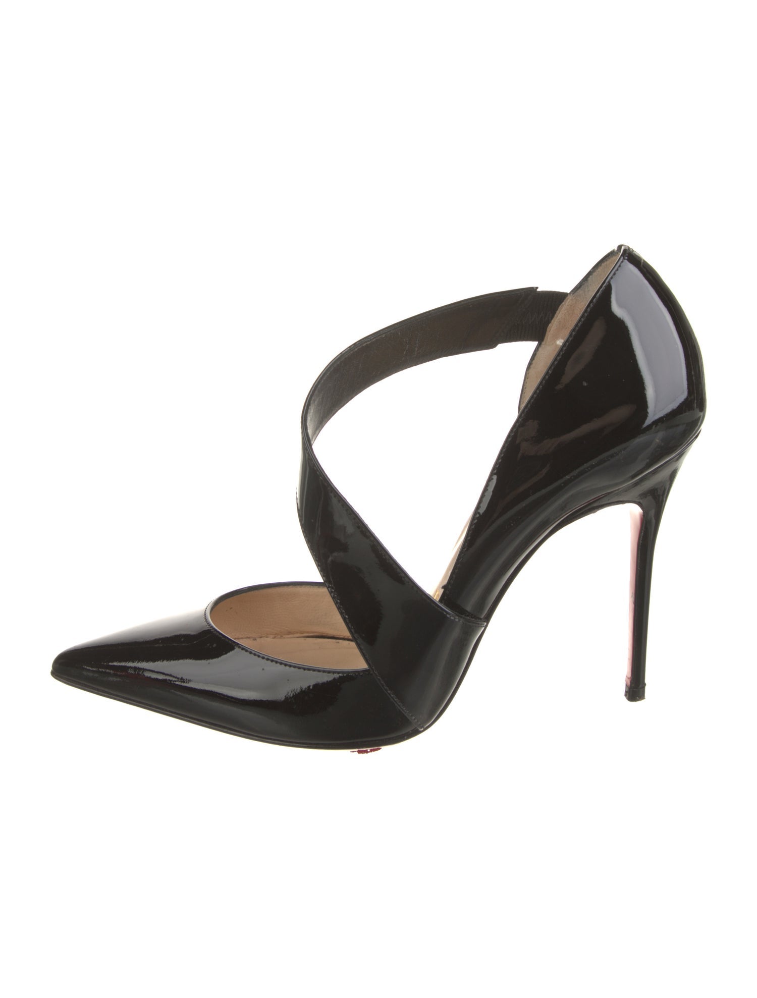 Christian Louboutin Patent Leather D'Orsay Pumps