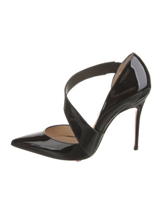 Christian Louboutin Patent Leather D'Orsay Pumps