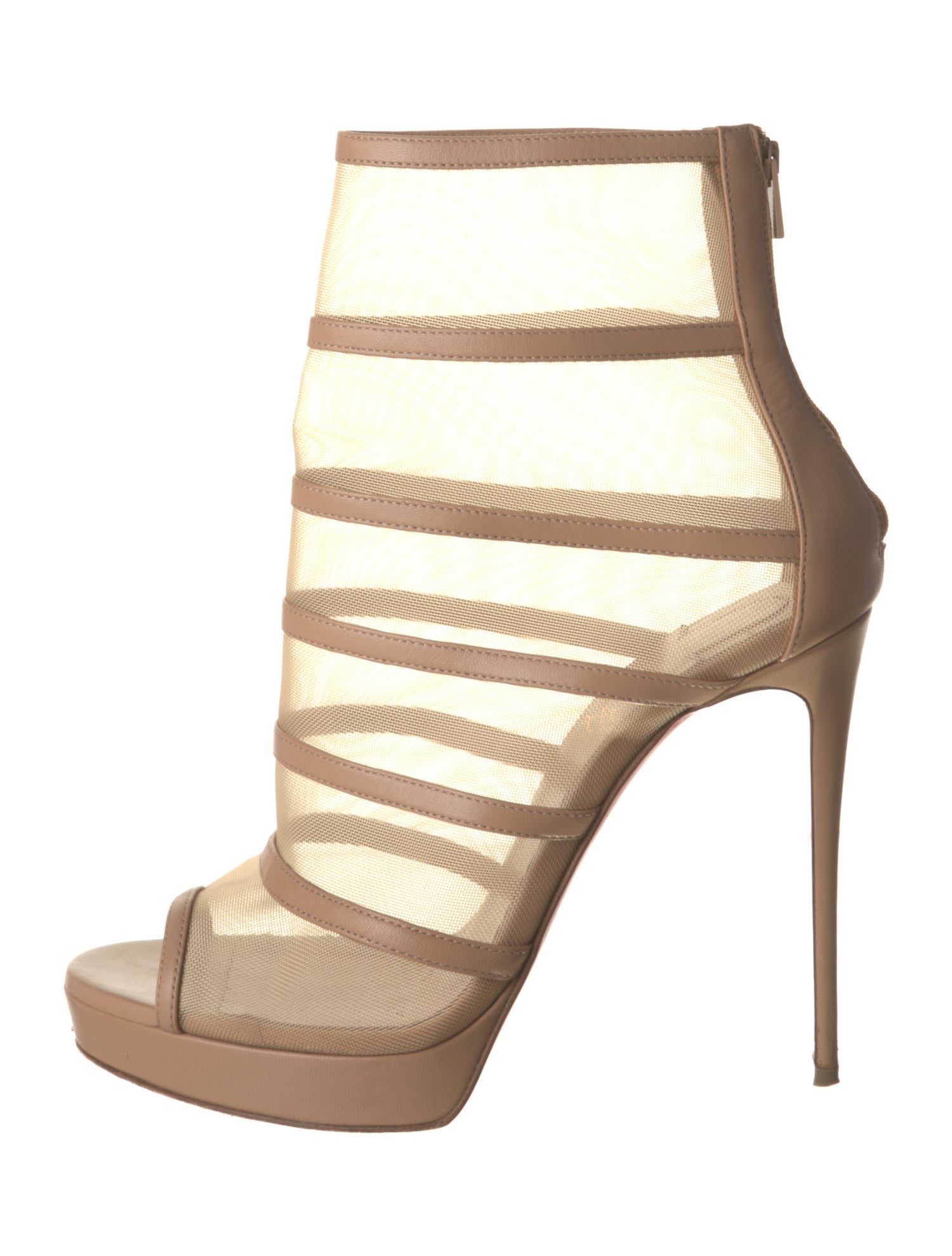 Christian Louboutin Mesh Boots