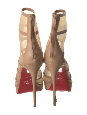 Christian Louboutin Mesh Boots