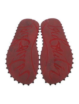 Christian Louboutin Spike Accents Rubber Slides