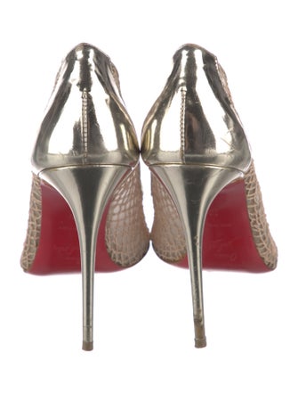 Christian Louboutin Mesh Mesh Accents Pumps