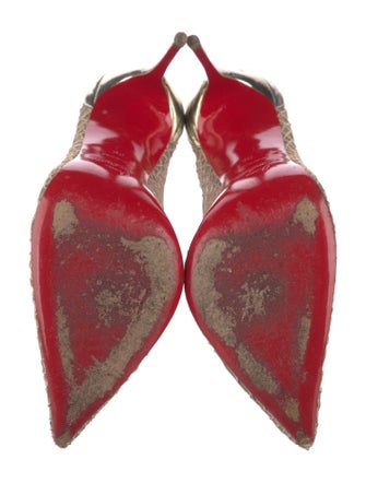 Christian Louboutin Mesh Mesh Accents Pumps