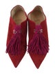 Gucci Spike Accents Suede Flats