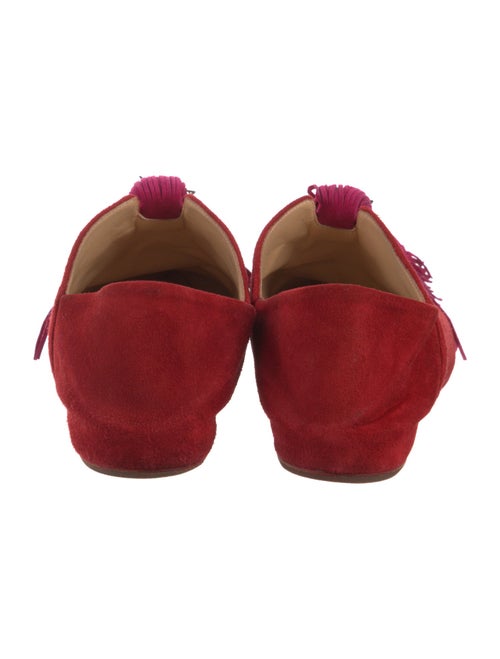 Gucci Spike Accents Suede Flats