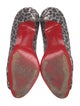 Christian Louboutin Animal Print Glitter Accents Pumps