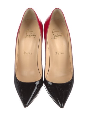 Christian Louboutin Patent Leather Tie-Dye Print Pumps