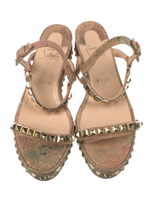 Christian Louboutin Rockstud Spike Studded Accents Espadrilles