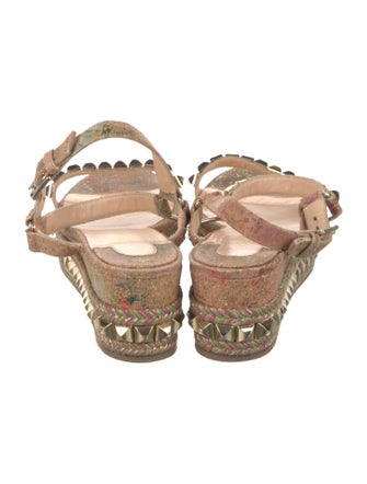Christian Louboutin Rockstud Spike Studded Accents Espadrilles