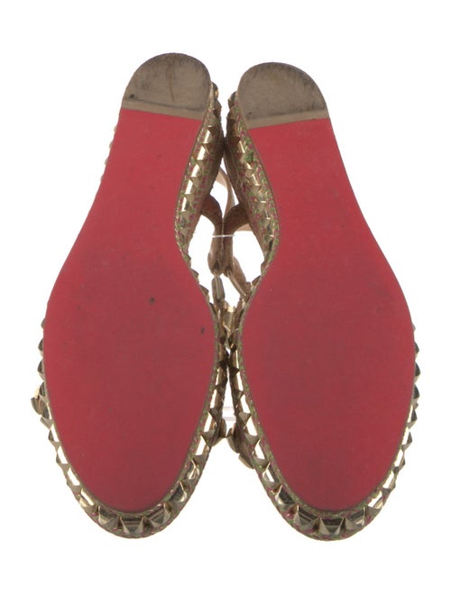 Christian Louboutin Rockstud Spike Studded Accents Espadrilles