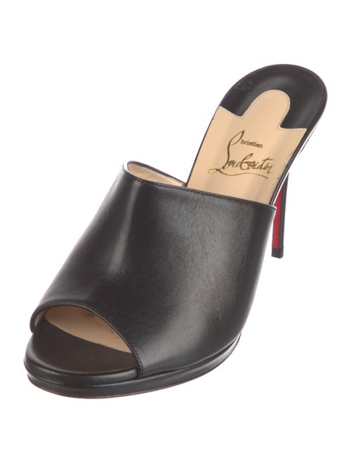 Christian Louboutin Leather Slides