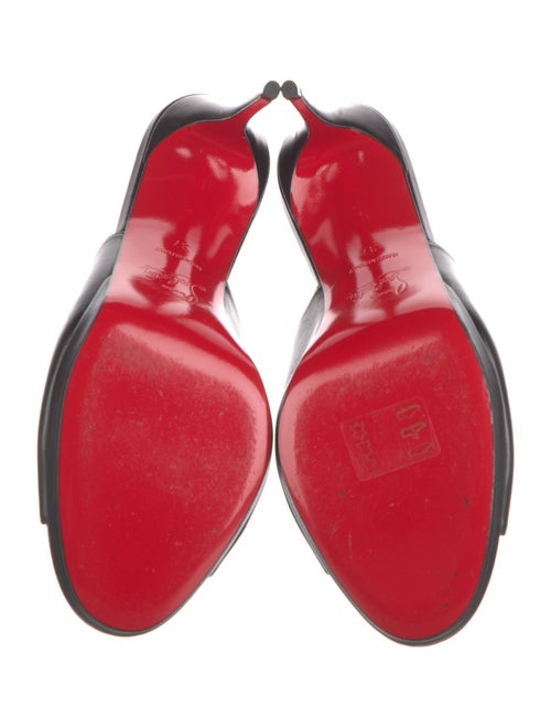 Christian Louboutin Leather Slides