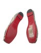 Christian Louboutin Snakeskin Animal Print Ballet Flats
