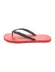 Christian Louboutin Rubber Studded Accents Flip Flops