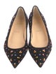 Christian Louboutin Suede Printed Flats