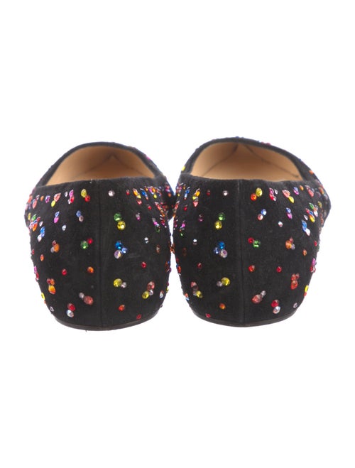 Christian Louboutin Suede Printed Flats