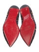 Christian Louboutin Suede Printed Flats