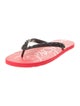 Christian Louboutin Rubber Studded Accents Flip Flops