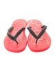 Christian Louboutin Rubber Studded Accents Flip Flops