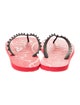 Christian Louboutin Rubber Studded Accents Flip Flops