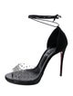 Christian Louboutin PVC Glitter Accents Sandals