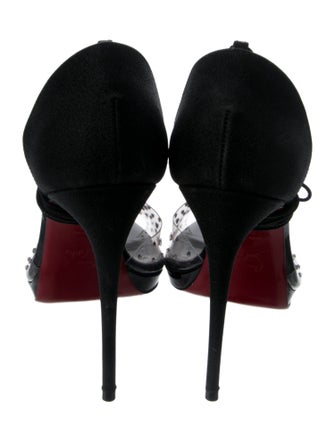 Christian Louboutin PVC Glitter Accents Sandals