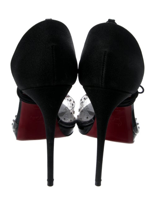 Christian Louboutin PVC Glitter Accents Sandals