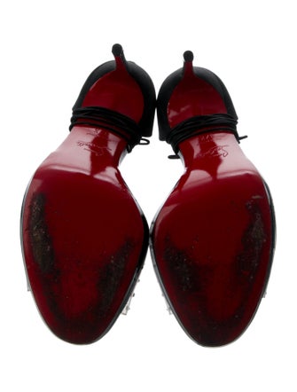 Christian Louboutin PVC Glitter Accents Sandals