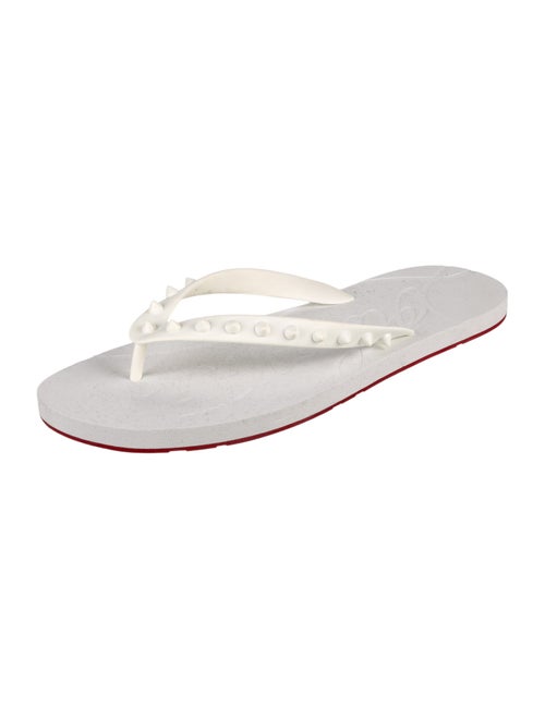 Christian Louboutin Patent Leather Flip Flops