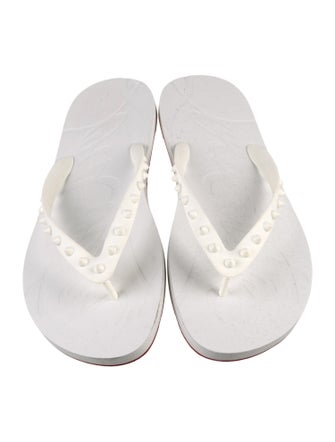 Christian Louboutin Patent Leather Flip Flops
