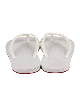 Christian Louboutin Patent Leather Flip Flops