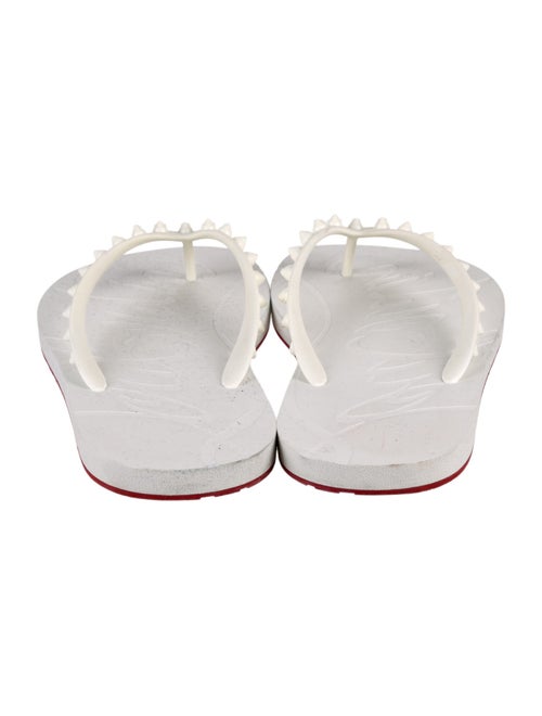 Christian Louboutin Patent Leather Flip Flops