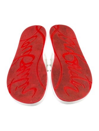 Christian Louboutin Patent Leather Flip Flops
